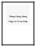 Tháng Giêng, tháng Chạp và 12 con Giáp