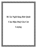 Bí Ẩn Ngôi làng Bát Quái Của Hậu Duệ Gia Cát Lượng