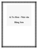 Ai To Hơn - Nhà văn Băng Sơn