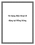 Sử dụng điện thoại di động tại Hồng Kông