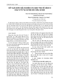 Báo cáo: Kết quả bước đầu nghiên cứu định tính về hành vi dọa tự tử tại huyện Sóc Sơn - Hà Nội