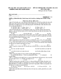 Đề thi thử Đại học năm 2013 môn Sinh - Trường THPT Số 1 Nghĩa Hành (Mã đề 243)
