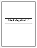 Biến không thành có