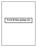 Ford đi làm quảng cáo