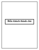 Biến khách thành chủ