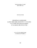 LUẬN VĂN TỐT NGHIỆP: "  ẢNH HƯỞNG CỦA ĐỘ MẶN ĐẾN SỰ PHÁT TRIỂN PHÔI, SINH TRƯỞNG VÀ TỈ LỆ SỐNG CỦA CÁ TRÊ VÀNG (Clarias macrocephalus) TỪ SAU KHI NỞ ĐẾN 30 NGÀY TUỔI"