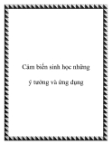 Cảm biến sinh học những ý tưởng và ứng dụng