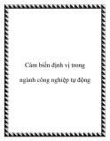 Cảm biến định vị trong ngành công nghiệp tự động