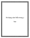 Sử dụng cảm biến trong y học