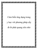 Cảm biến ứng dụng trong y học với phương pháp cấy đi-ốt phát quang siêu nhỏ