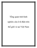 Tổng quan tình hình nghiên cứu ô tô điện trên thế giới và tại Việt Nam