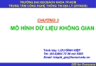 CHƯƠNG 3  MÔ HÌNH DỮ LIỆU KHÔNG GIAN