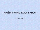 NHIỄM TRÙNG NGOẠI KHOA