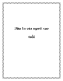 Bữa ăn của người cao tuổi