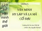 Văn minh Hy lạp và La Mã cổ đại 