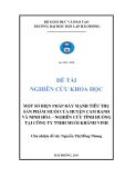 Đề tài nghiên cứu khoa học: Một số biện pháp đẩy mạnh tiêu thụ sản phẩm muối của huyện Cam Ranh và Ninh Hòa – nghiên cứu tình huống tại công ty TNHH muối Khánh Vinh