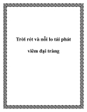 Trời rét và nỗi lo tái phát viêm đại tràng