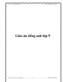 Giáo án: Tiếng Anh lớp 9 (2010 - 2011)