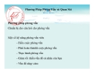 Bài giảng Phương pháp luận nghiên cứu khoa học - Chương 7: Phương pháp phỏng vấn và quan sát