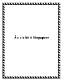 Ăn vỉa hè ở Singapore