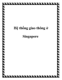 Hệ thống giao thông ở Singapore