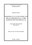 Luận văn:ẢNH HƯỞNG CỦA CÁC YẾU TỐ ĐẦU VÀO ĐẾN GIÁ TRỊ KINH TẾ CÂY CÀ PHÊ TẠI HUYỆN CHƯ PƯH TỈNH GIA LAI