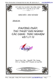 Đề tài: PHƯƠNG PHÁP, THỦ THUẬT GIẢI NHANH CÁC DẠNG TRẮC NGHIỆM VẬT LÝ 12