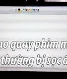 Tại sao khi quay phim màn hình thường bị sọc đen và nháy?