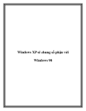 Windows XP sẽ chung số phận với Windows 98
