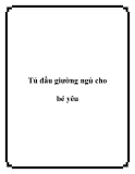 Tủ đầu giường ngủ cho bé yêu 