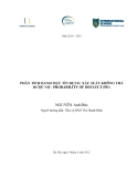 Luận văn:PHÂN TÍCH DANH MỤC TÍN DỤNG: XÁC SUẤT KHÔNG TRẢ ĐƯỢC NỢ - PROBABILITY OF DEFAULT (PD)