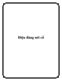 Điệu đàng nét cổ