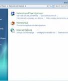 Cách cấu hình và quản trị mạng trong Windows 7