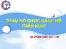 Điện sinh lý thần kinh - cơ