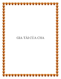 GIA TÀI CỦA CHA.