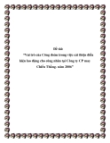 Báo cáo thực tế: Đề tài: “Vai trò của Công đoàn trong việc cải thiện điều kiện lao động cho công nhân tại Công ty CP may Chiến Thắng- năm 2006”