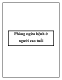 Phòng ngừa bệnh ở người cao tuổi