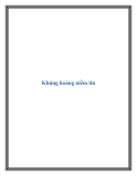 Khủng hoảng niềm tin