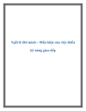 Ngồi lê đôi mách – Biểu hiện của việc thiếu kỹ năng giao tiếp