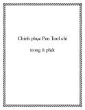 Chinh phục Pen Tool chỉ trong ít phút