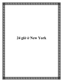 24 giờ ở New York