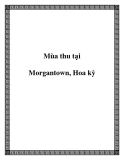 Mùa thu tại Morgantown, Hoa kỳ