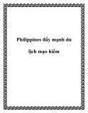 Philippines đẩy mạnh du lịch mạo hiểm