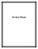 Du lịch Miami