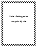 Thiết kế cho căn hộ nhỏ