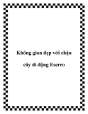 Không gian đẹp với chậu cây di động Eserro