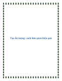 Tạo ấn tượng: cách làm quen hiệu quả