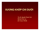 Bài giảng: Xương khớp chi dưới