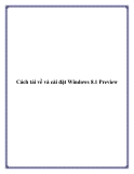 Cách tải về và cài đặt Windows 8.1 Preview