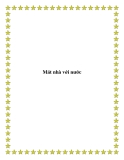 Mát nhà với nước